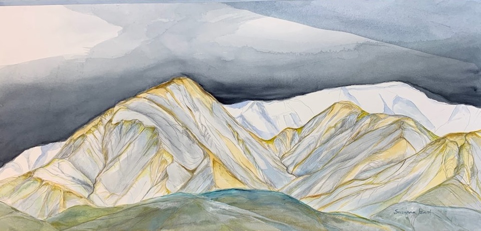 Susanna Izard I Morris Towards Tekapo Saddle I McAtamney gallery I Geraldine NZ